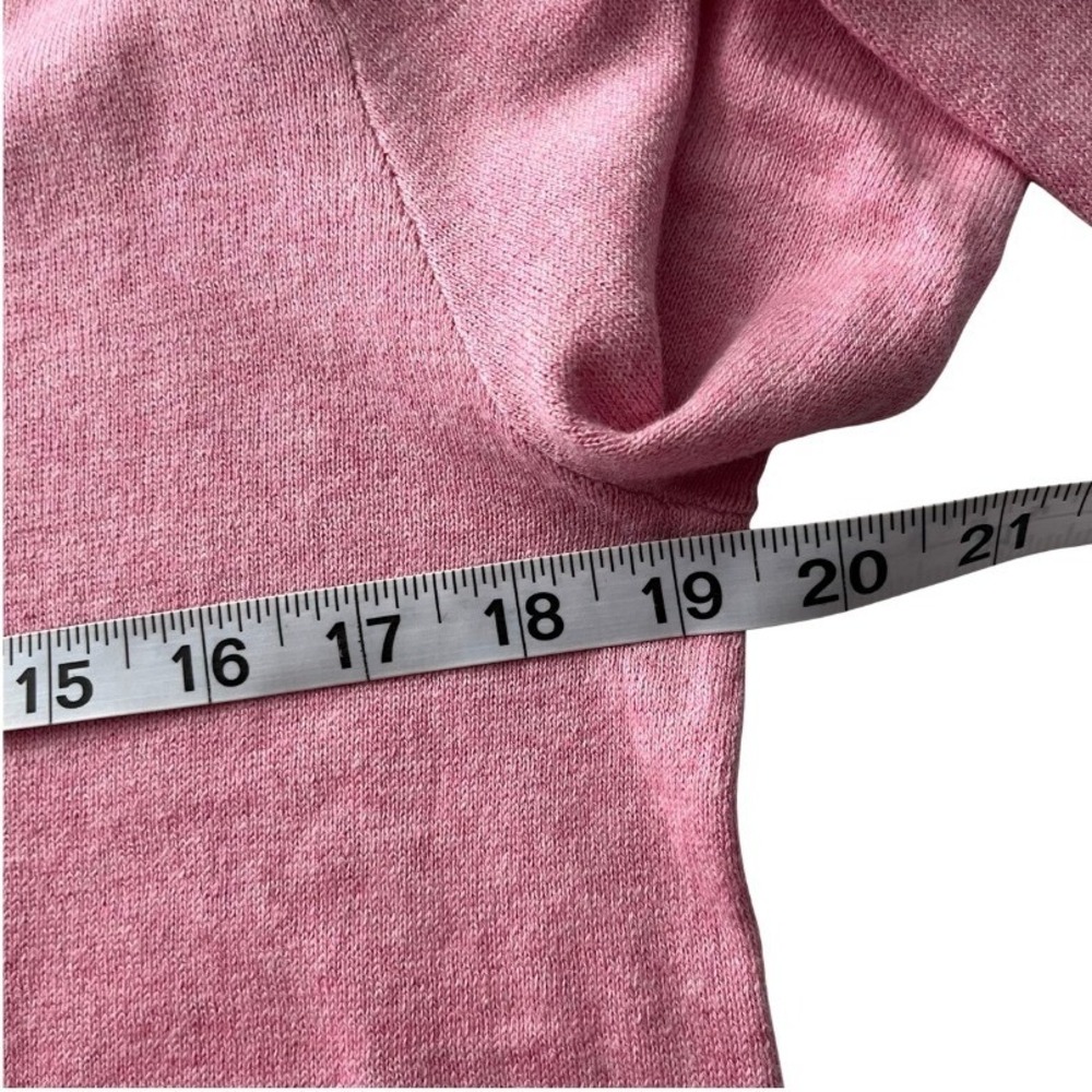Gap Mens Pink V-Neck‎ Sweater 100% Cotton Heathered Knit Sz S NEW Classic Basic - Picture 8 of 8